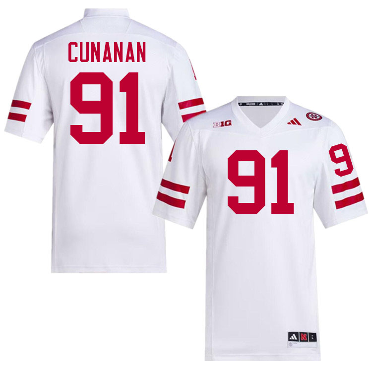 #91 Kyle Cunanan Nebraska Jersey,Nebraska Cornhuskers Football Uniforms,Jersey-White #91 Kyle Cunanan Nebraska Jersey,Nebraska Cornhuskers Football Uniforms,Jersey-White